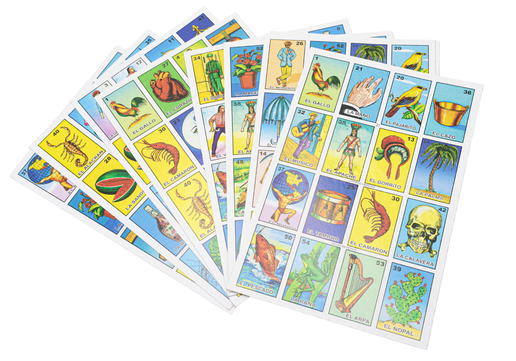 LOTERIA CAAR 20 TARJETAS MORADA