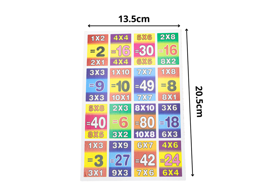 LOTERIA CAMACHO TABLAS MULTIPLICAR