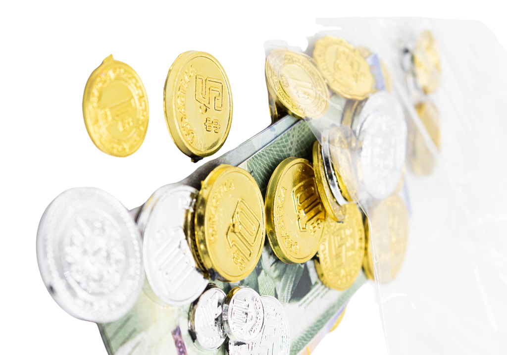 MONEDAS Y BILLETES METALICO DIDACTICA