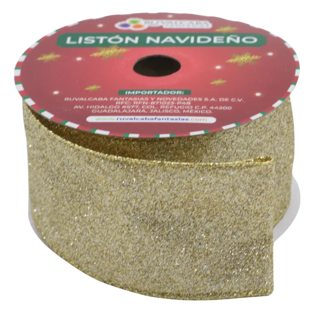220010-LISTON NAVIDAD SATIN DIAMANTADO ORO.webp