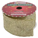 220010-LISTON NAVIDAD SATIN DIAMANTADO ORO.webp