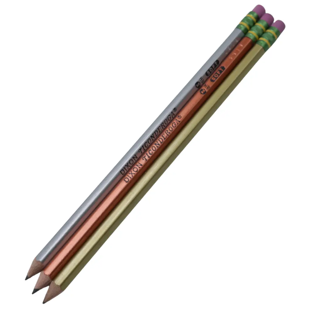 LAPIZ 2HB TICONDEROGA METALICO DIXON.webp