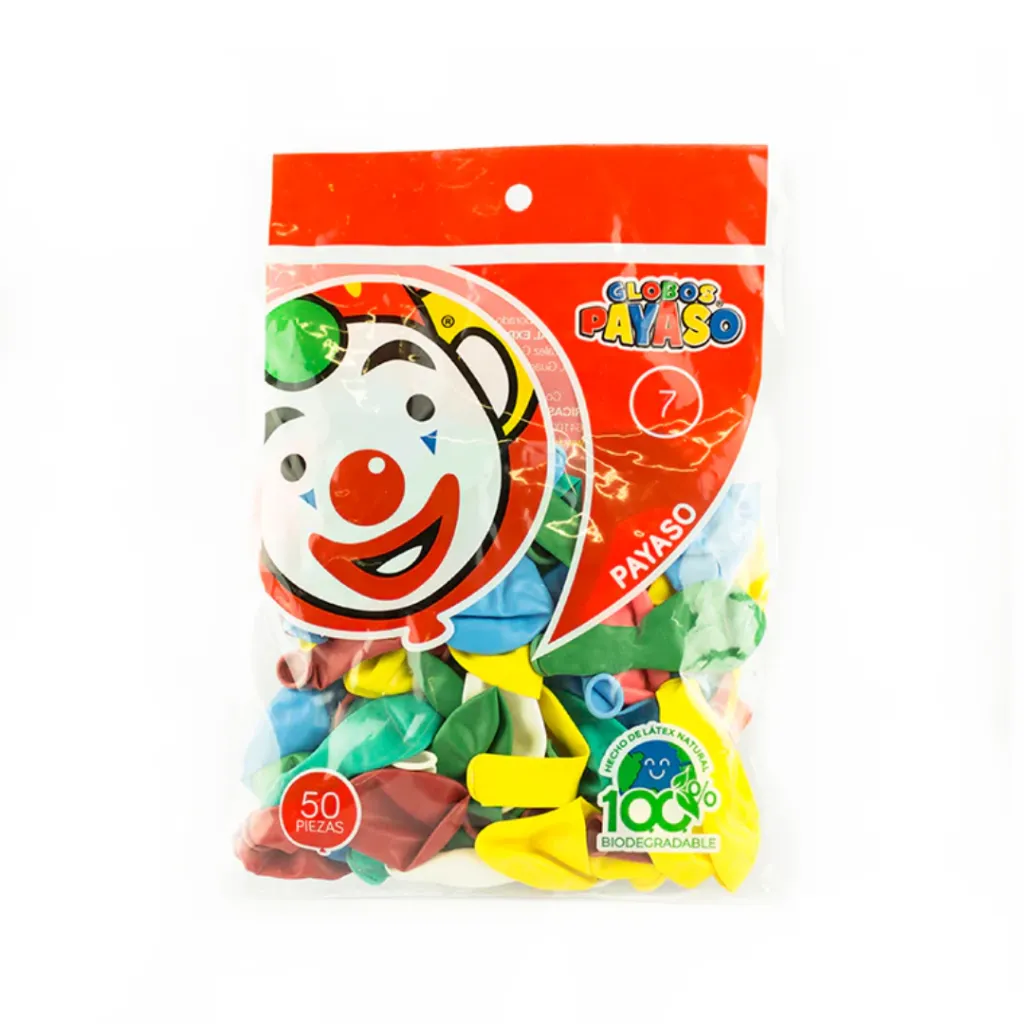GLOBOS 7 SURTIDO C50 PAYASO.webp