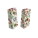 BOLSA DE REGALO BOTELLA NAVIDEÑA ESFERAS.webp