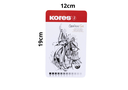 LAPIZ TRIANGULAR GRADUADO KORES C12