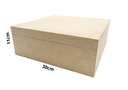 CAJA C/TAPA Y DIVISION 30X30X11 MADERA