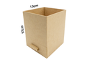 CAJA FLORES CON CAJON 13X13X17 MADERA