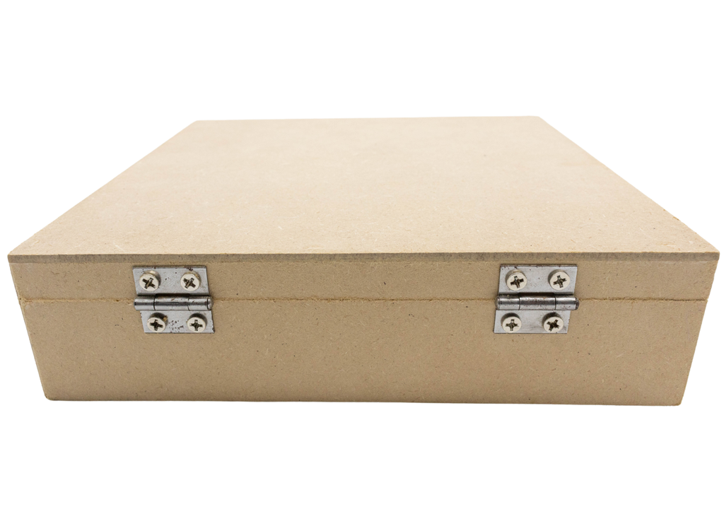 CAJA C/TAPA Y DIVISION 24X24X6 MADERA