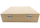 CAJA C/TAPA Y DIVISION 24X24X6 MADERA