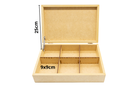 CAJA TAPA Y DIVISIONES 30X20X7.5 MADERA