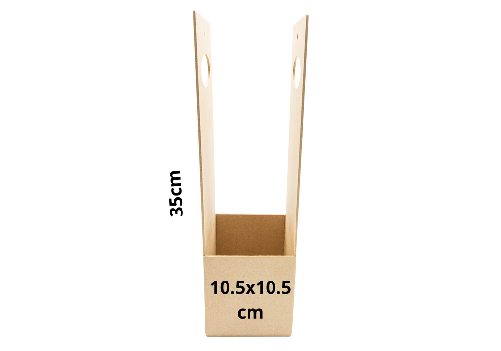 CAJA 1 VINO CON JALADERAS 10.5X10.5X35 MADERA