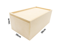 CAJA C/TAPA CORREDIZA 20X30X14 MADERA