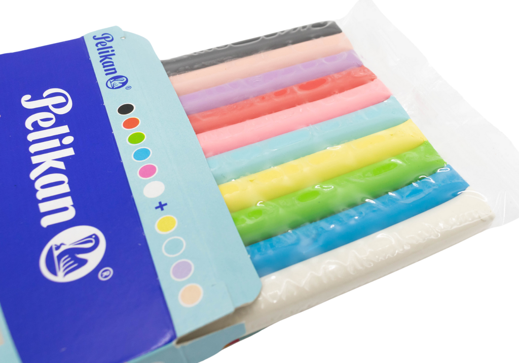 PLASTILINA PELIKAN C/10 PASTEL