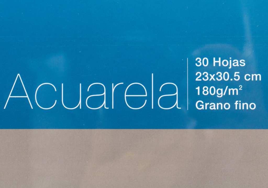 BLOCK ACUARELA 180G 30 HOJAS DE 23X30.5CM