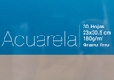 BLOCK ACUARELA 180G 30 HOJAS DE 23X30.5CM