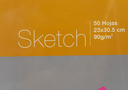 BLOCK SKETCH 90GR 50H 23X30.5CM
