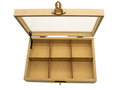 CAJA C/DIVISION T/CRISTAL 20X30X7.5 MADERA