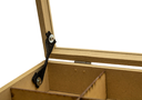 CAJA C/DIVISION T/CRISTAL 20X30X7.5 MADERA