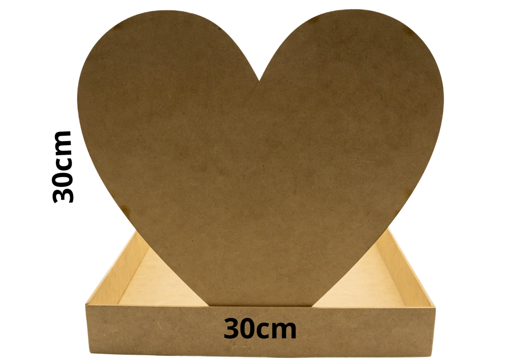 JABA CON RESPALDO CORAZON 30X30 MADERA 