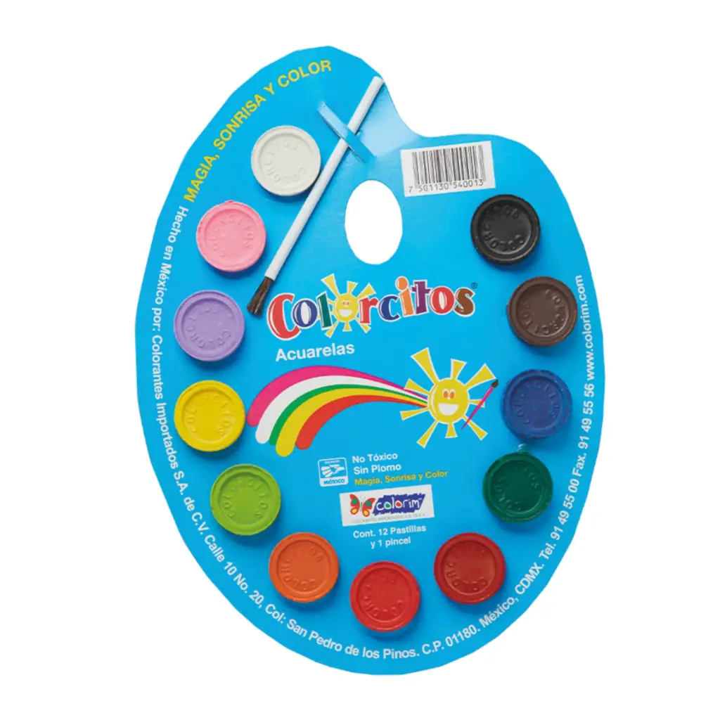 [7501130540013] ACUARELA C12 COLORCITOS