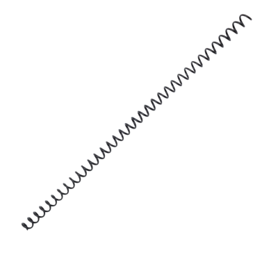 ARILLO ESPIRAFLEX PLASTICO 1/4" NEGRO C145 ZEBRA