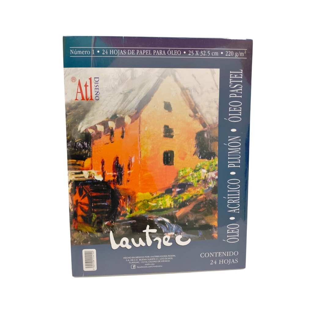 BLOCK LAUTREC 1 ATL 24H 25X32.5CM 220G