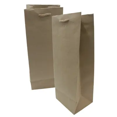 BOLSA REGALO BOTELLA KRAFT