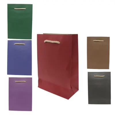 [AYR061003] BOLSA REGALO CH KRAFT PINTADA