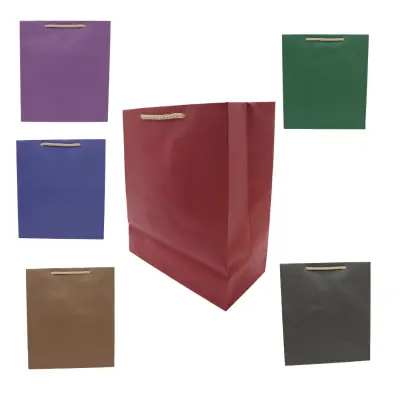 [AYR061004] BOLSA REGALO MED KRAFT PINTADA