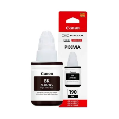 BOTE DE TINTA CANON NEGRA 135ML 190BK