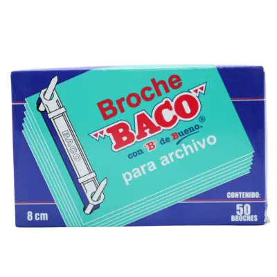 BROCHE BACO AZUL B-182 8CM C50