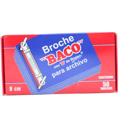 BROCHE BACO ROJO B-082 8CM C50