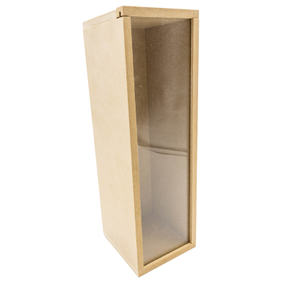 [7502293382038] CAJA 1 VINO CRISTAL 35X11X10 MADERA