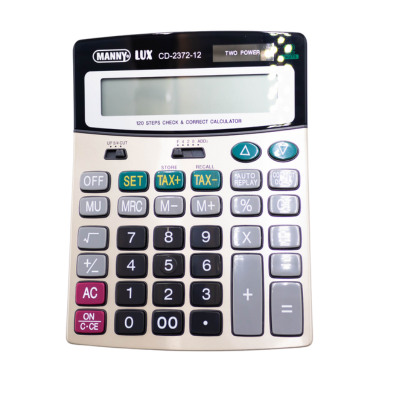 [7502285231634] CALCULADORA ESCRITORIO 12 DIG MANNY CD-2372-12