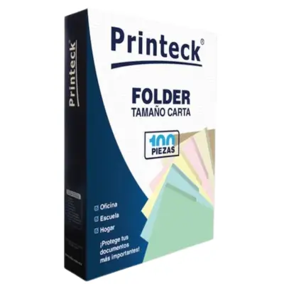 CARPETA CARTA CREMA PRINTECK