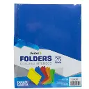 CARPETA CARTA FLUO AZUL REY BITONO