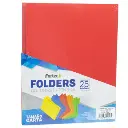 CARPETA CARTA FLUO ROJO BITONO FORTEC