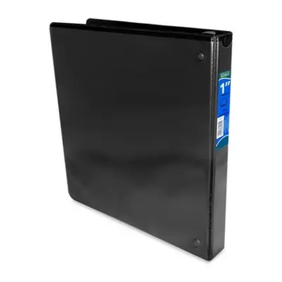 CARPETA 1" NEGRA KINERA