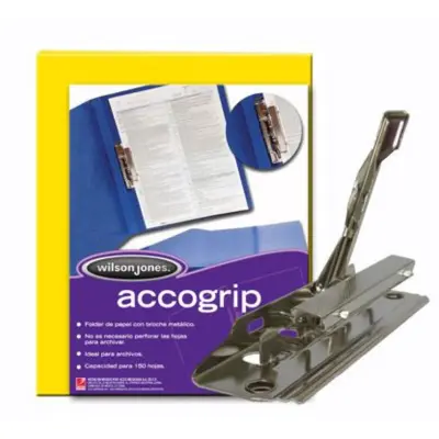 CARPETA PALANCA CARTA AMARILLO ACCOGRIP