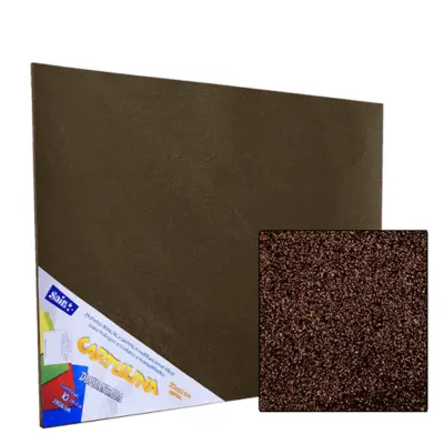 CARTULINA DIAMANTADA 50X60 CAFE
