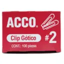 CLIP CUADRADO #2 GOTICO ACCO C100