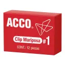 CLIP MARIPOSA #1 C12 ACCO P1710