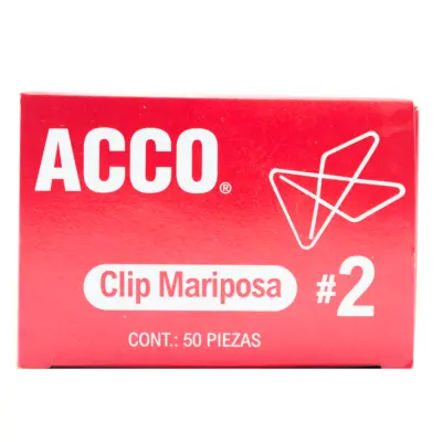 CLIP MARIPOSA #2 C50 ACCO