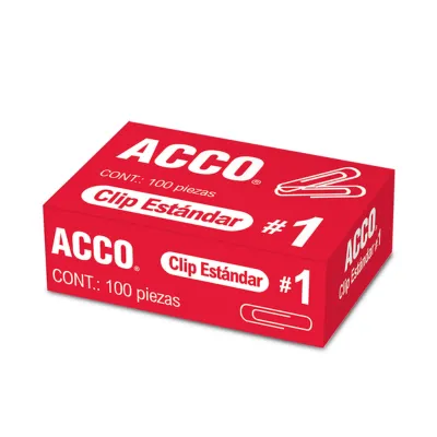 [7501357016506] CLIP ACCO STANDARD #1 C100