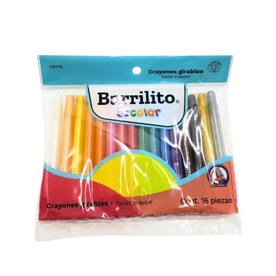 [7501214922230] CRAYONES GIRABLES C16 BARRILITO CRY16