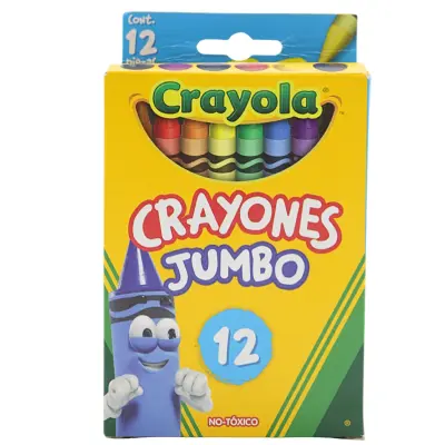 [7501058291240] CRAYONES JUMBO C12 CRAYOLA