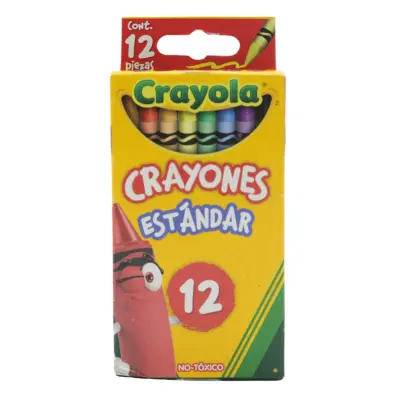 [7501058201034] CRAYONES DELGADOS C12 CRAYOLA ESTANDAR