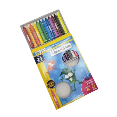 [071641189430] CRAYONES JUMBO TRIANGULAR C24 PAPERMATE