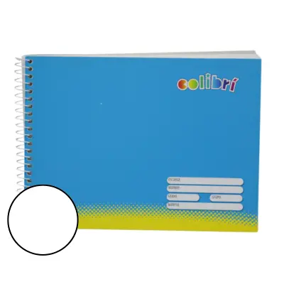 CUADERNO ITALIANO ESP. COLIBRI 100H BLANCO