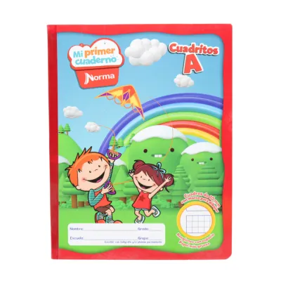 CUADERNO NORMA COSIDO MI PRIMER CUADRITOS A 50H 529822